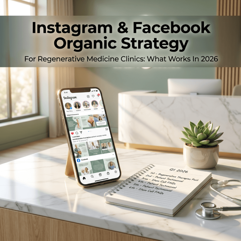 Instagram And Facebook Organic Strategy For Regenerative Medicine Clinics: What Works In 2026 1 Instagram and facebook organic strategy for regenerative medicine clinics: what works in 2026