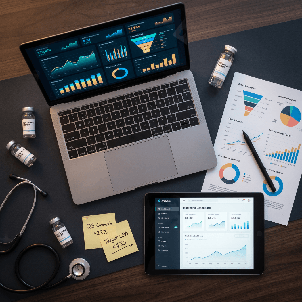 Regen Clinic Marketing Analytics: The Metrics That Actually Tell You If Your Marketing Is Working