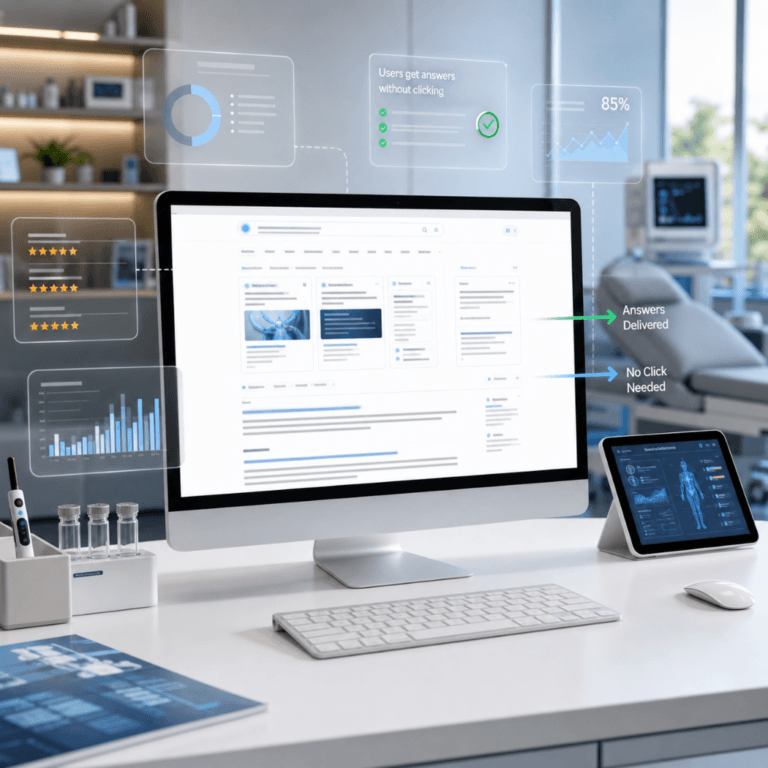 Zero-Click Search in Healthcare: How to Win When Nobody Clicks Your Link